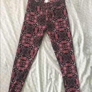 Floral print leggings